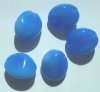 5 25x21x19mm Milky Blue Opal Oval Nuggets